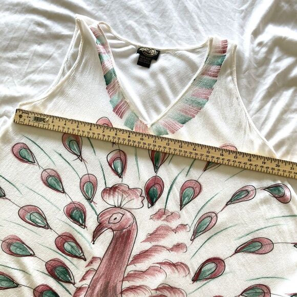 Sheer Bathing Suit Cover Up Pagoda One Size - Picture 10 of 12